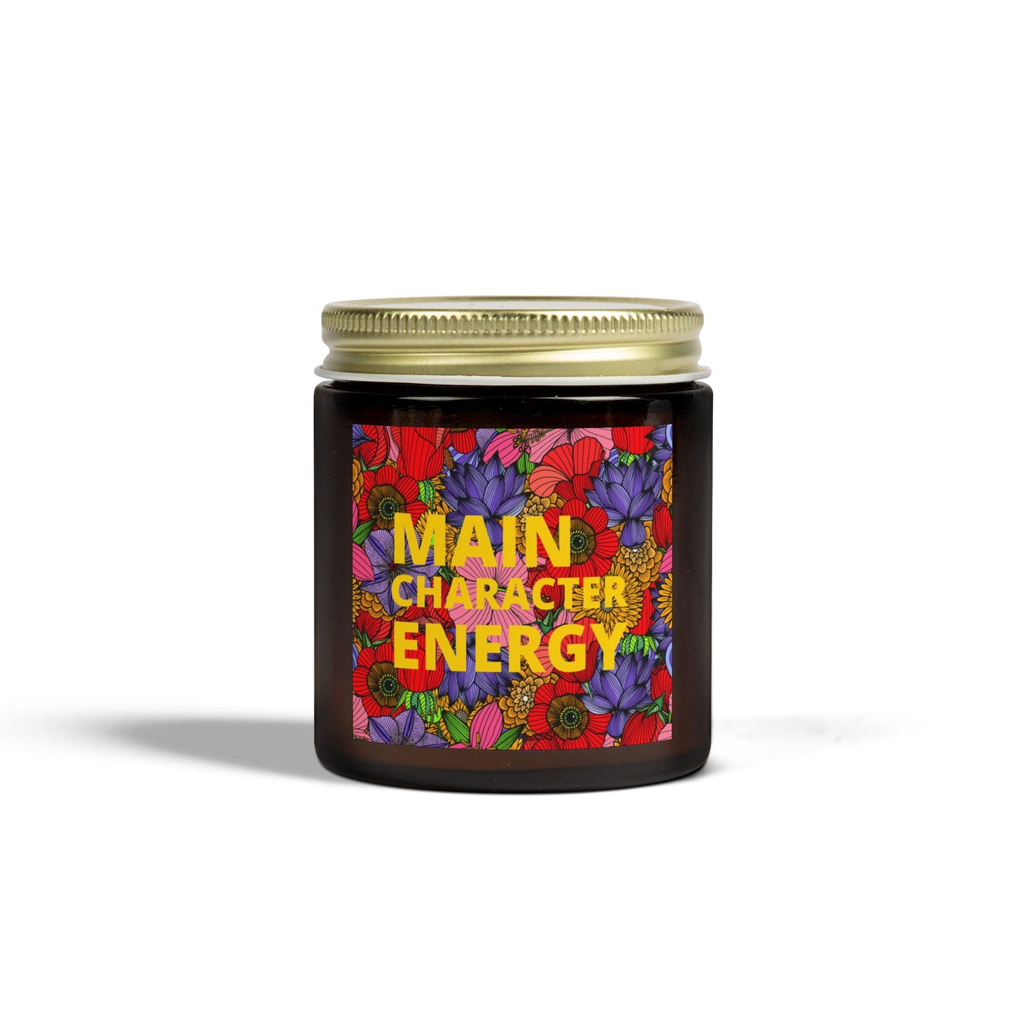 Romantic Scented Candle - "Main Character Energy" - Coconut Apricot Wax