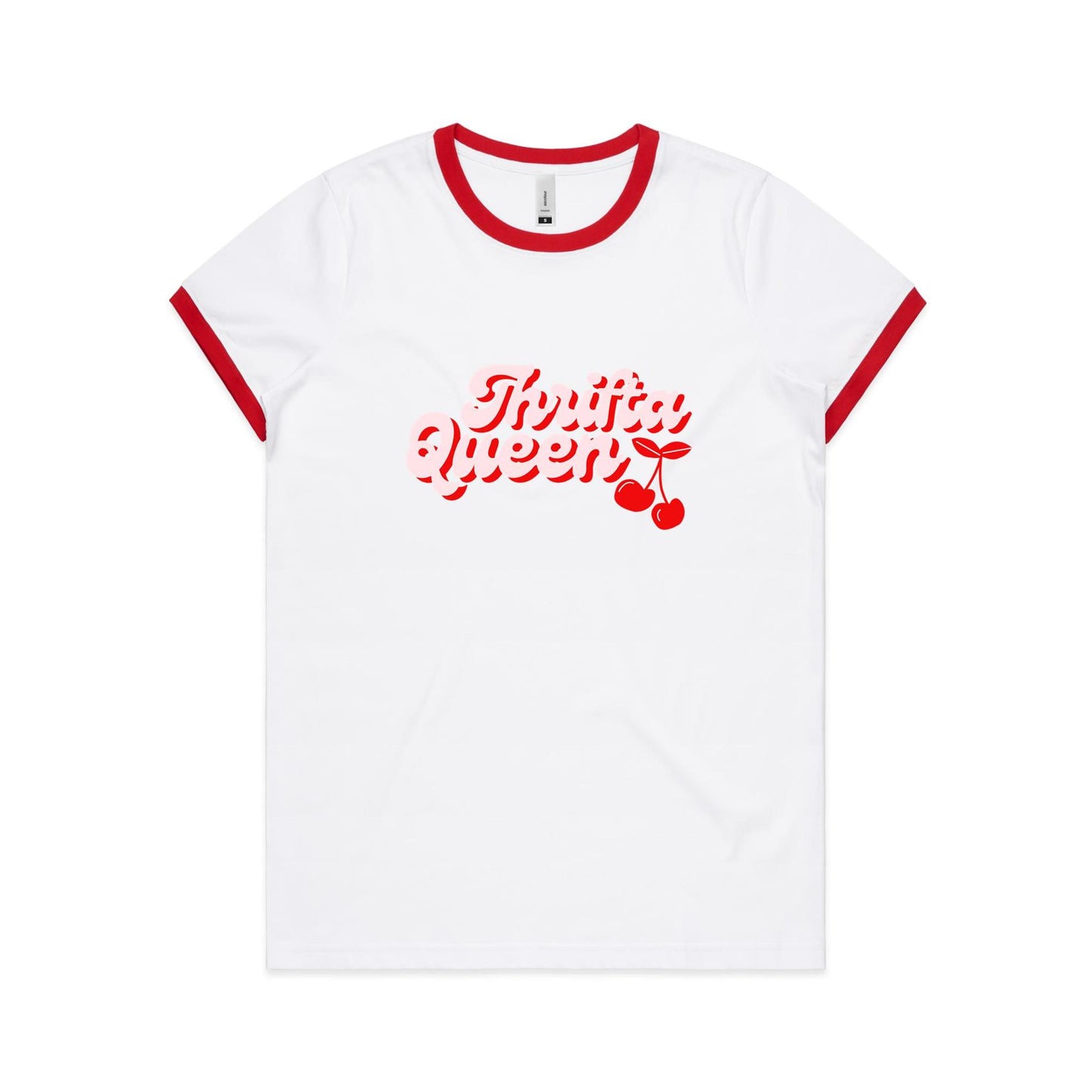 Thrifta Queen Women's Ringer Tee