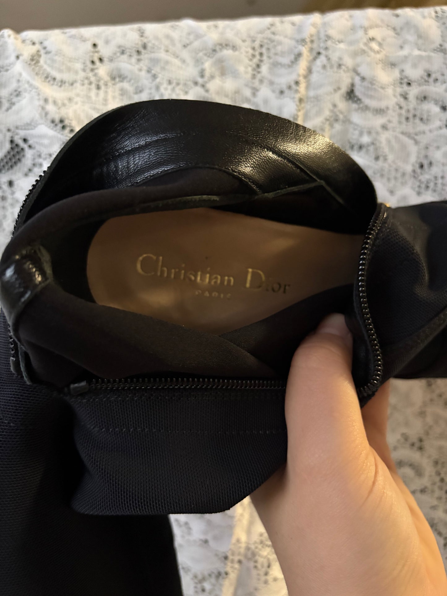 Vintage Dior Thigh High Boots | Christian Dior Over The Knee Boots