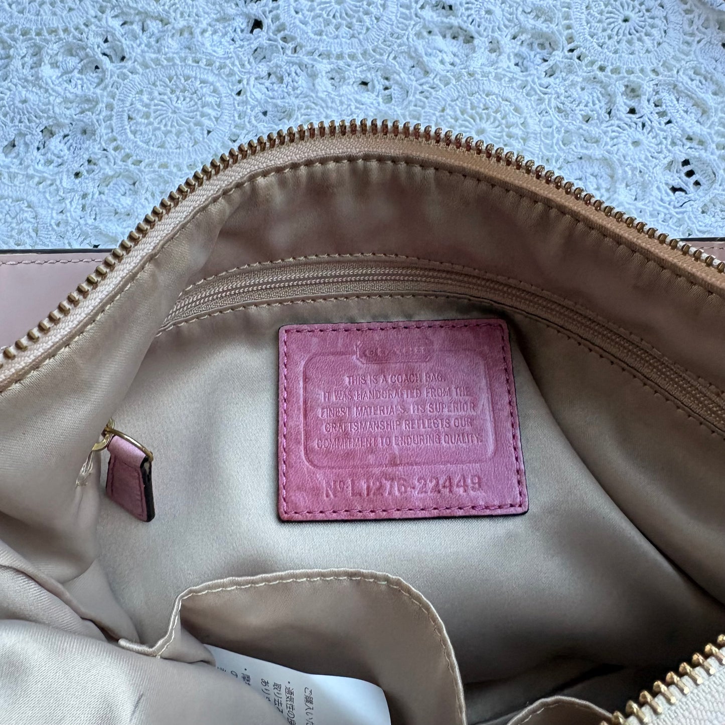 Vintage Coach Pink Mini Shoulder Bag | Y2K Coach Handbag