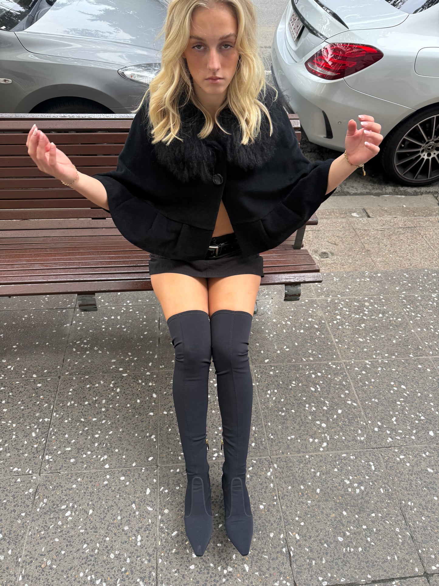 Vintage Dior Thigh High Boots | Christian Dior Over The Knee Boots
