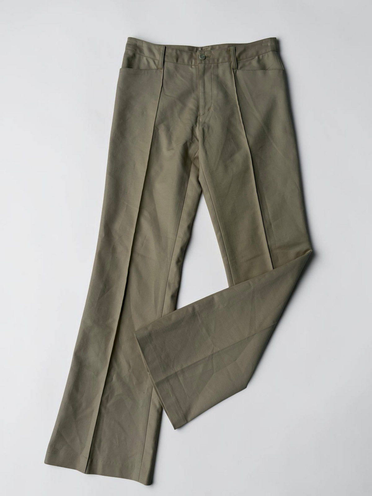 Vintage Luccica cream pants detail