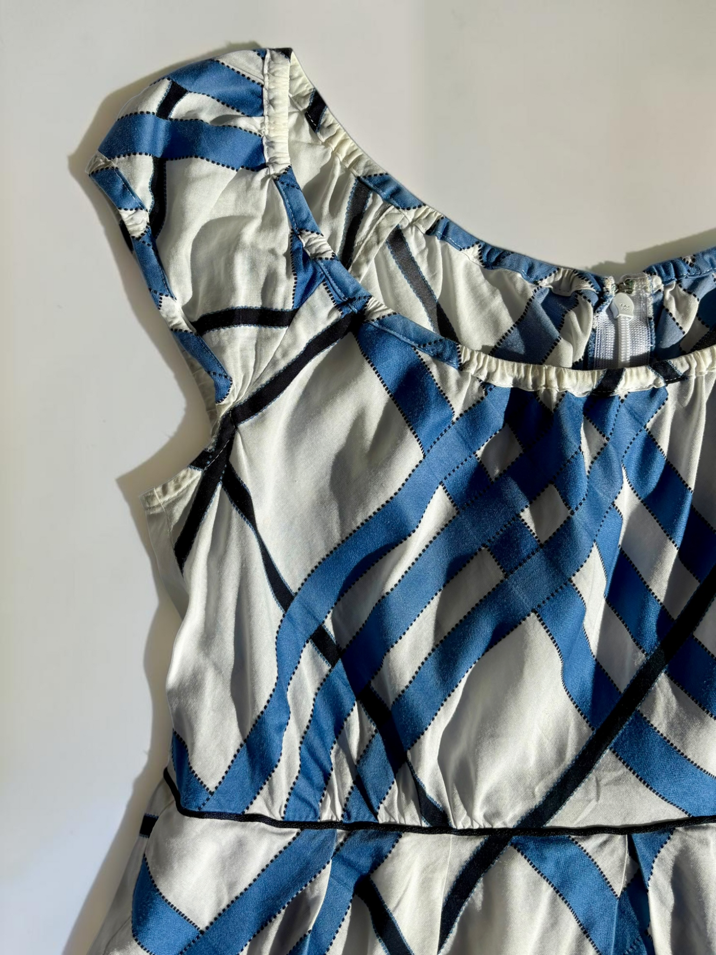 Vintage Burberry Blue Label check babydoll top