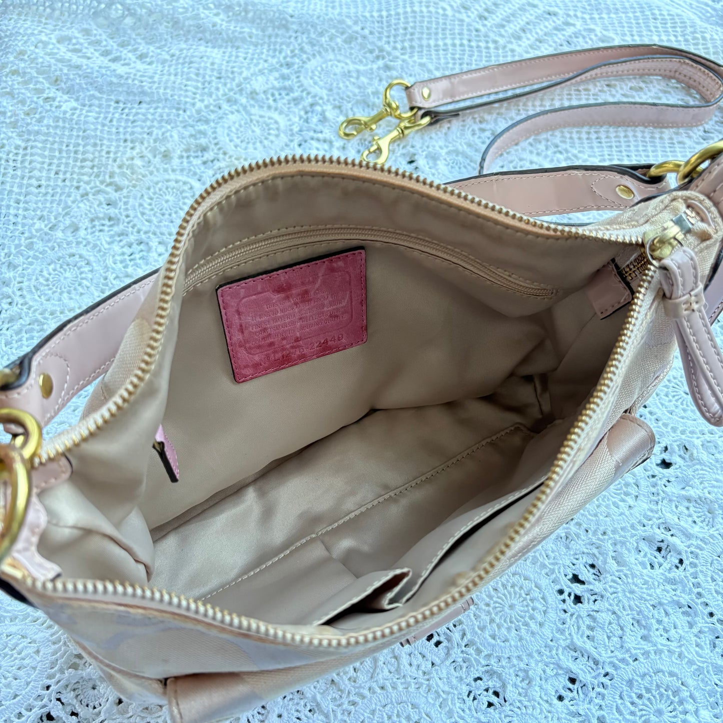 Vintage Coach Pink Mini Shoulder Bag | Y2K Coach Handbag