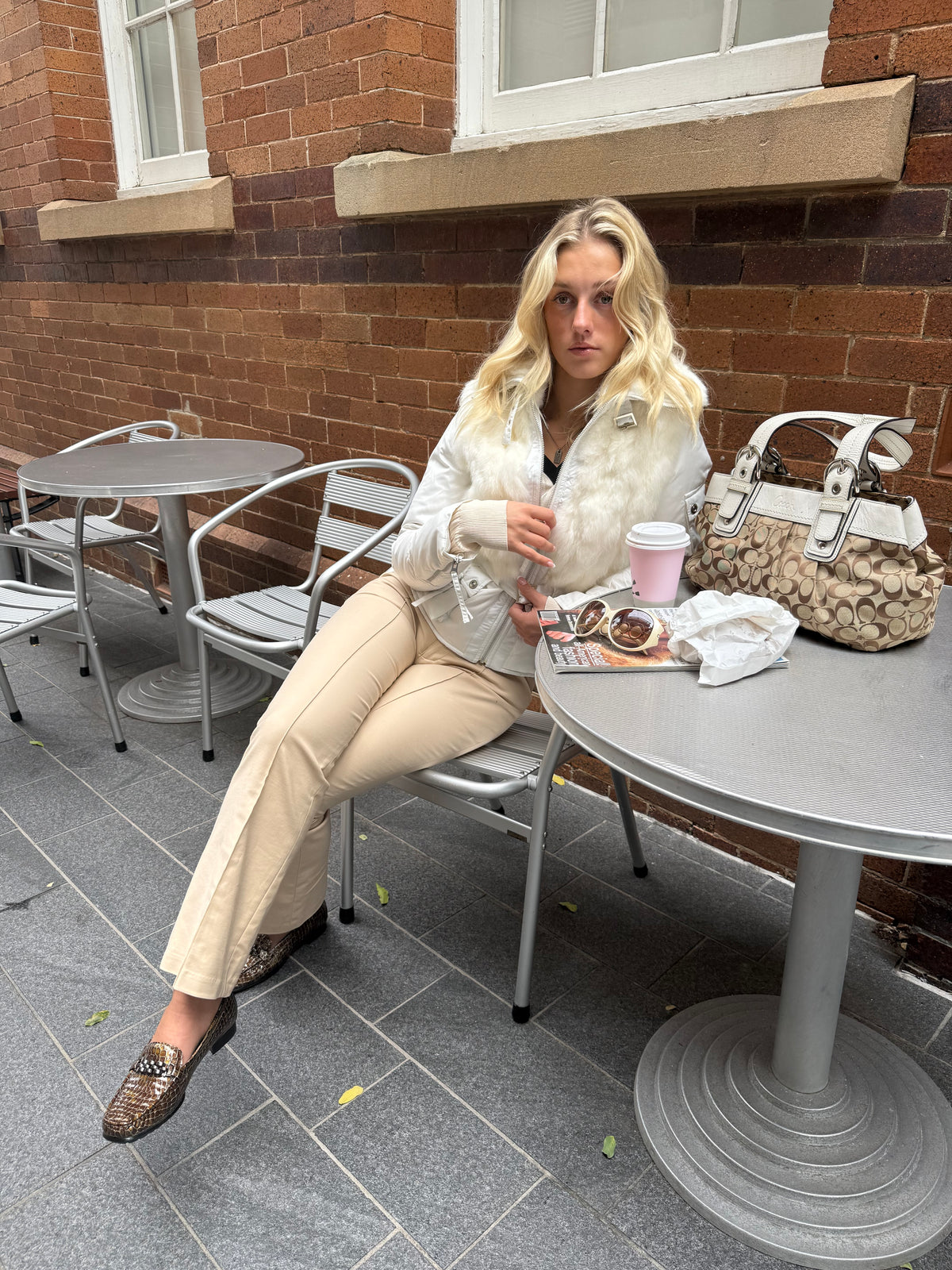 Vintage Luccica tailored pants full length