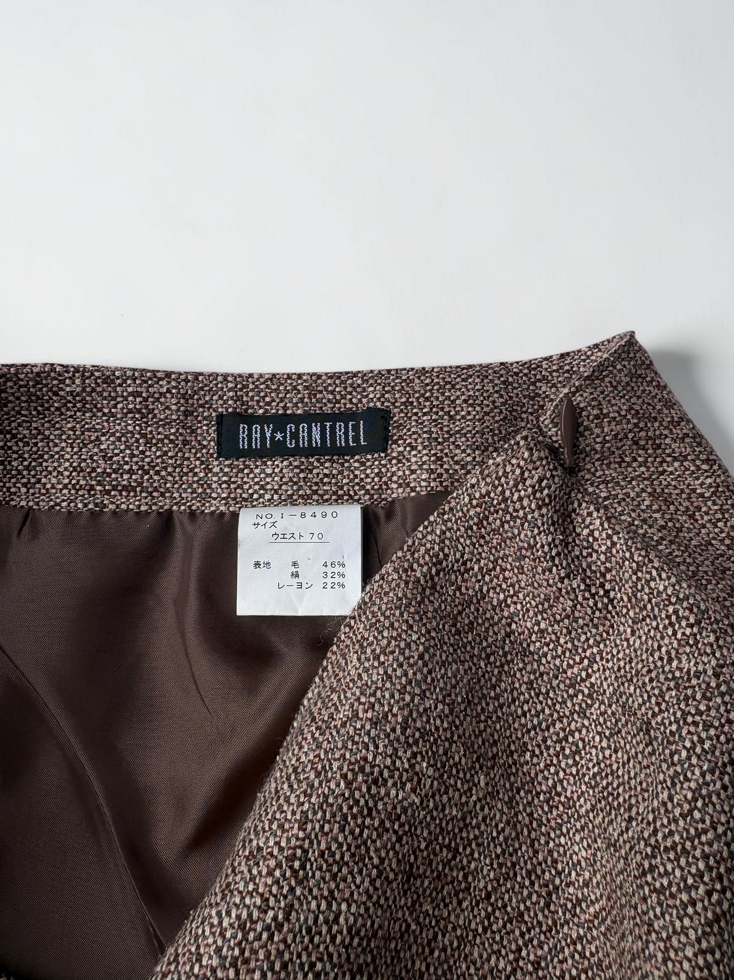 Vintage Ray Cantrel Asymmetric Skirt | Y2K Designer Midi Skirt