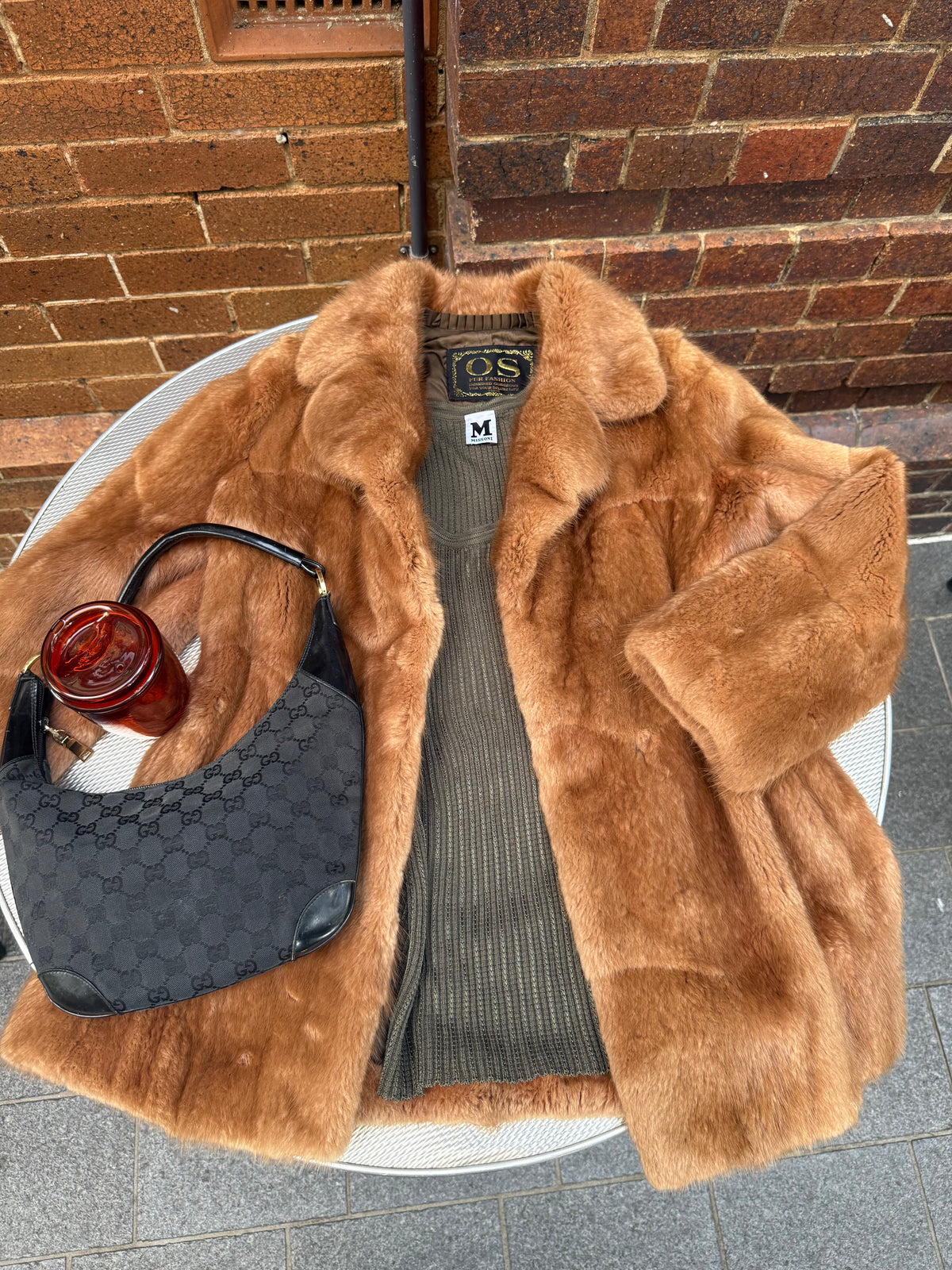 Vintage OZ Fur coat label