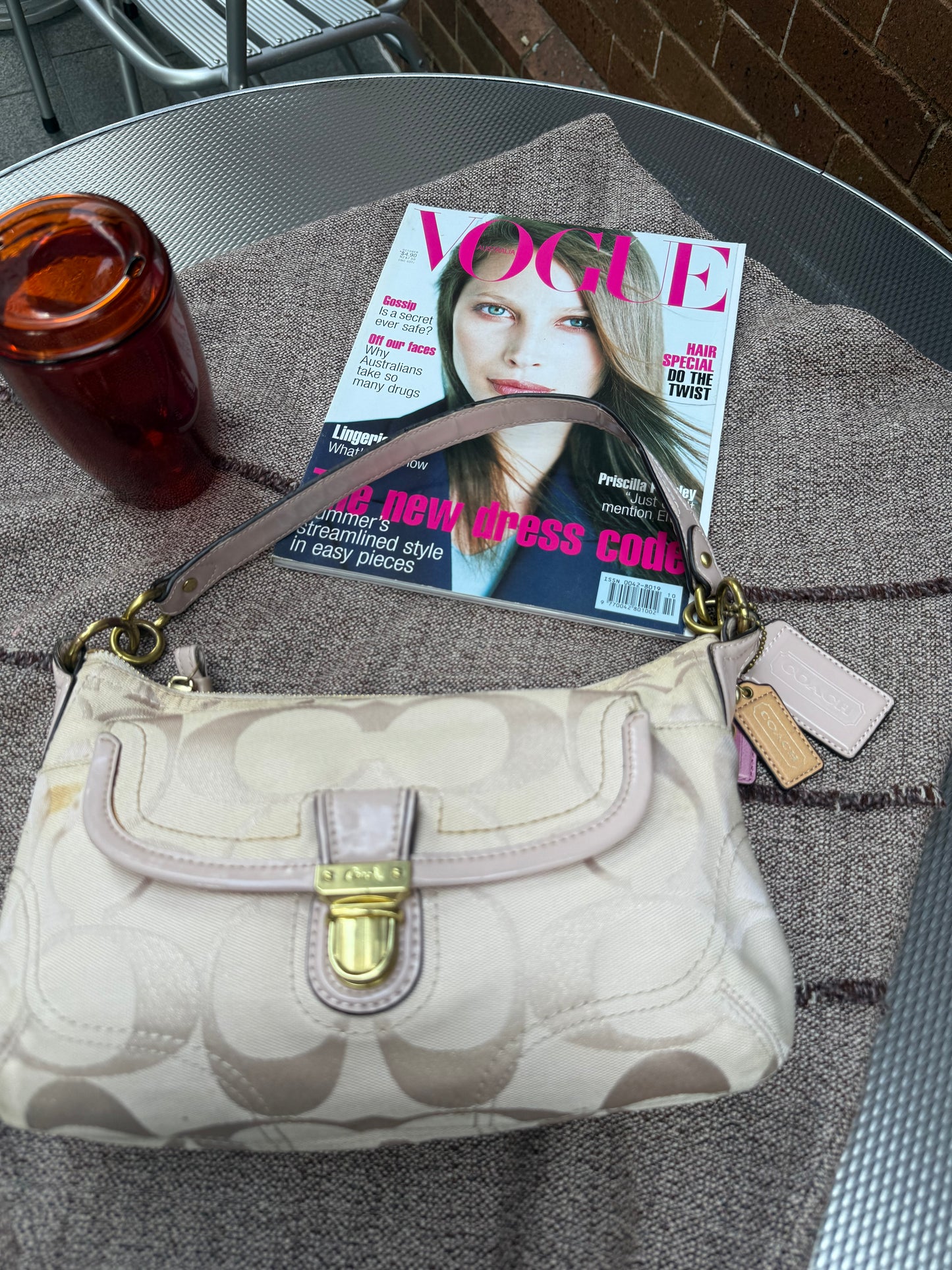 Vintage Coach Pink Mini Shoulder Bag | Y2K Coach Handbag