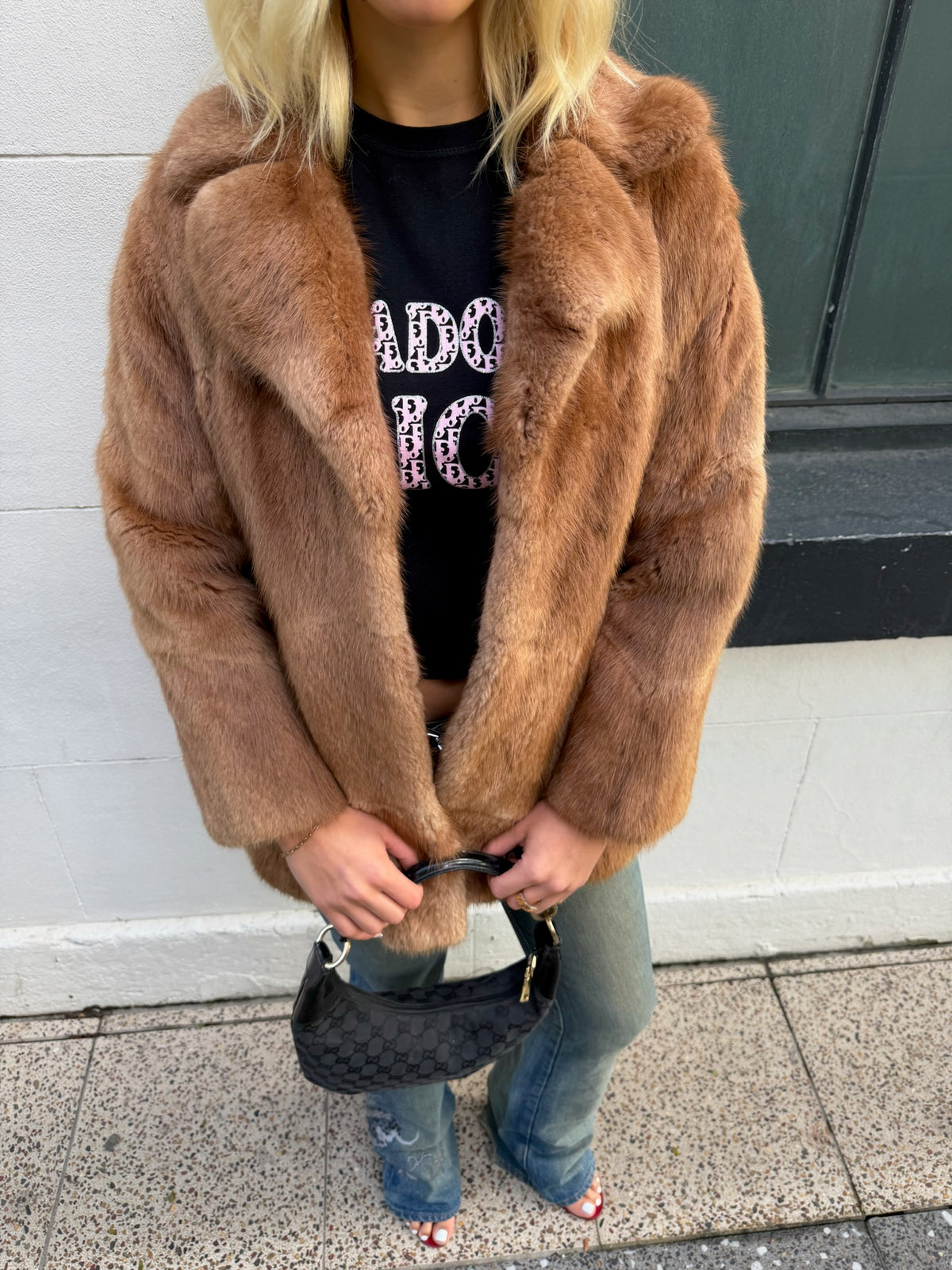 Vintage OZ Fur coat detail