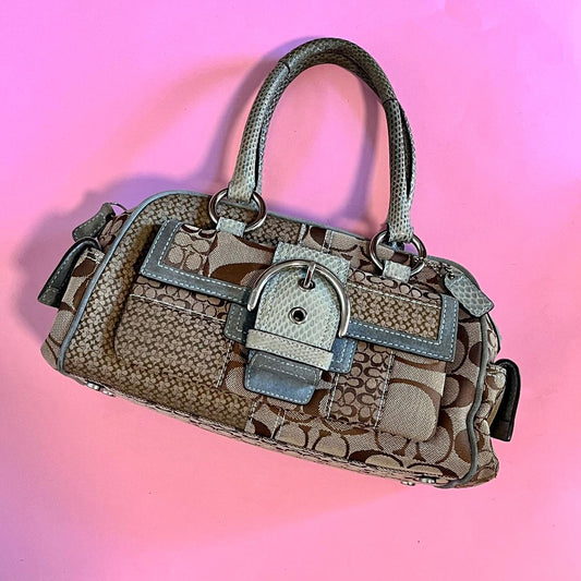 Vintage Coach Bowling style Bag