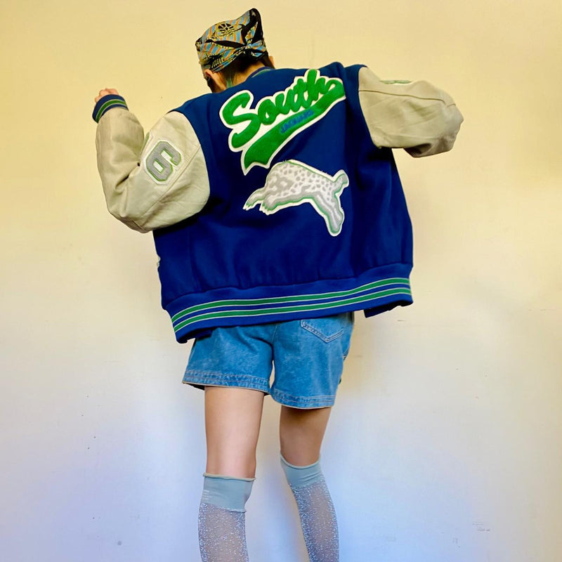 Amazing vintage letterman varsity jacket