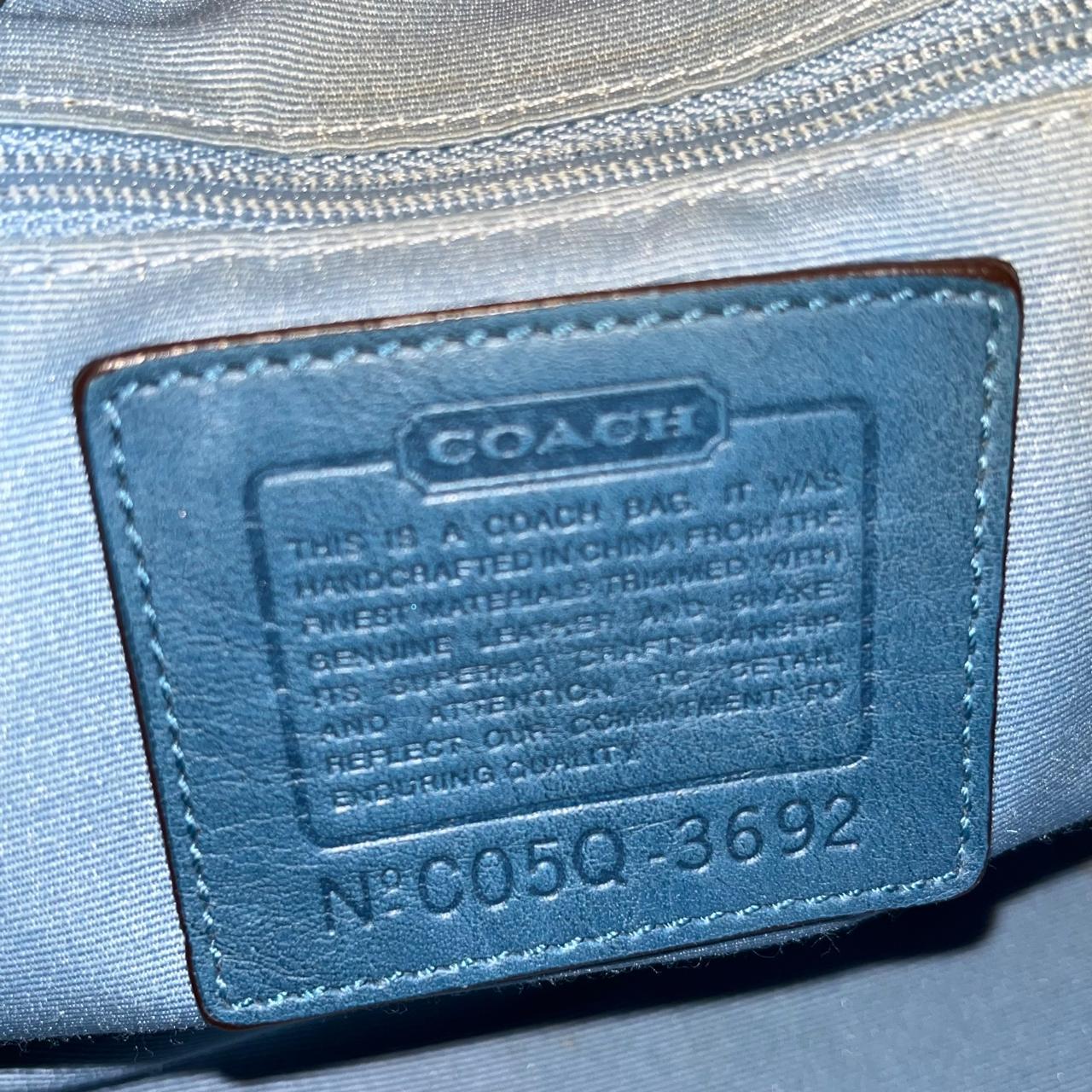 Vintage Coach Bowling style Bag
