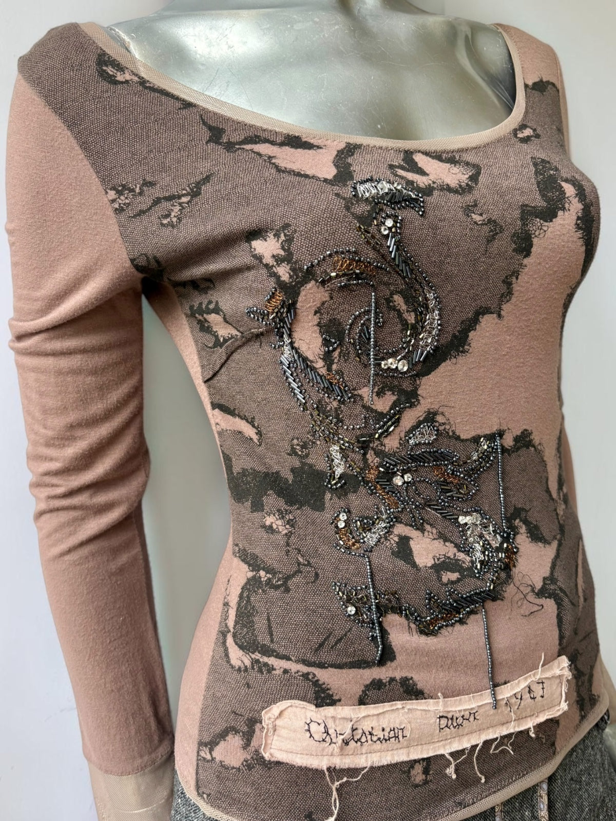 Vintage Christian Dior 1947 top archive label