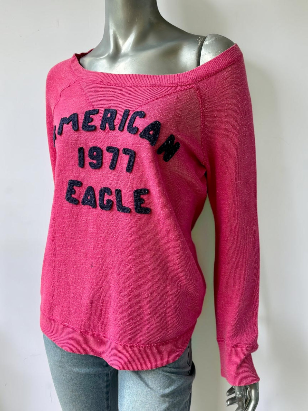 Vintage American Eagle pink graphic sweatshirt