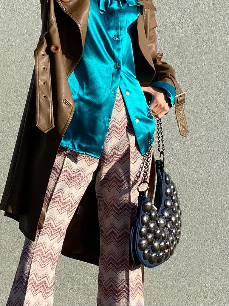 Vintage Y2K Bardot Studded Handbag